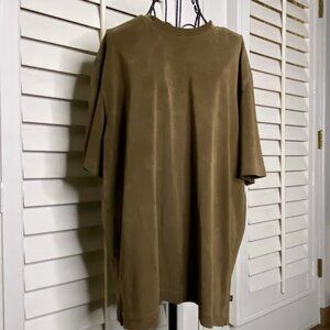 Tommy Bahama Mens Brown Lyocell Polyester Blend Short Sleeve T-Shirt Size